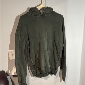 Hollister Forest Green Boxy Fit Hoodie
